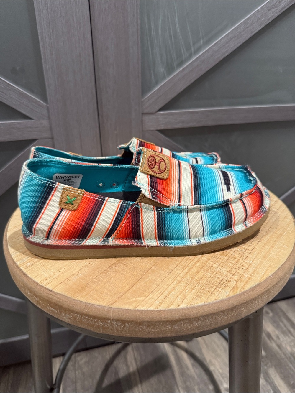 TWISTED X Women's Hooey Slip-On Sunset Serape Casual Shoes